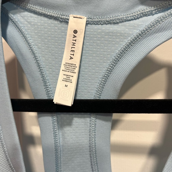 Athleta Light Blue Momentum Racerback Tank - Picture 3 of 4